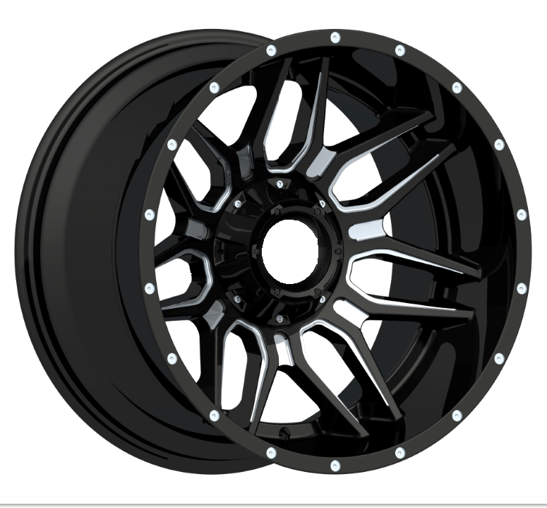 20 inch -44 offset 5x135 5x150 6x139.7 6x135 4x4 offroad deep dish wheels for concave 20x12 rims for sale