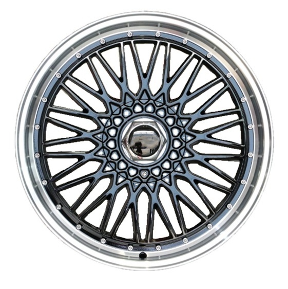 Mesh design staggered 17 18 20 22 inch pcd 4x100 5x114.3 alloy wheels rims passenger car wheels