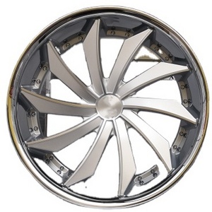 Passenger car alloy wheels rims 19 20 2122 inch stainless steel edge alloy car wheel rim