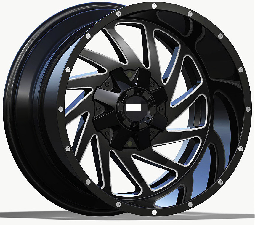 for suv  off-road pure black matte black bright black 20inch off-road wheel rim