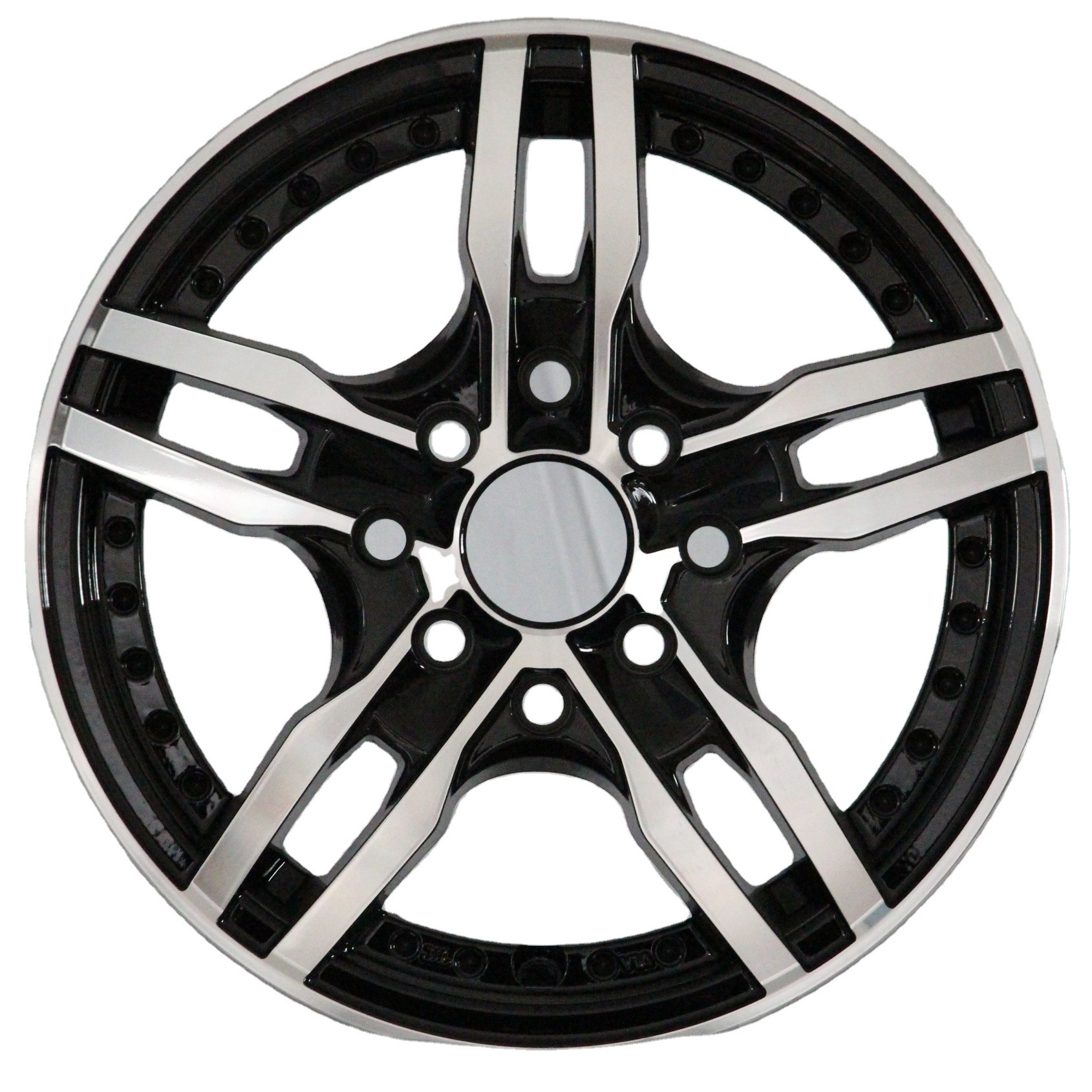 13 15 inch 4 5 8 10 lugs alloy wheel Ten spoke a356 aluminum passenger car rims for Volkswagen Golf GTI Citroen C4L Peugeot