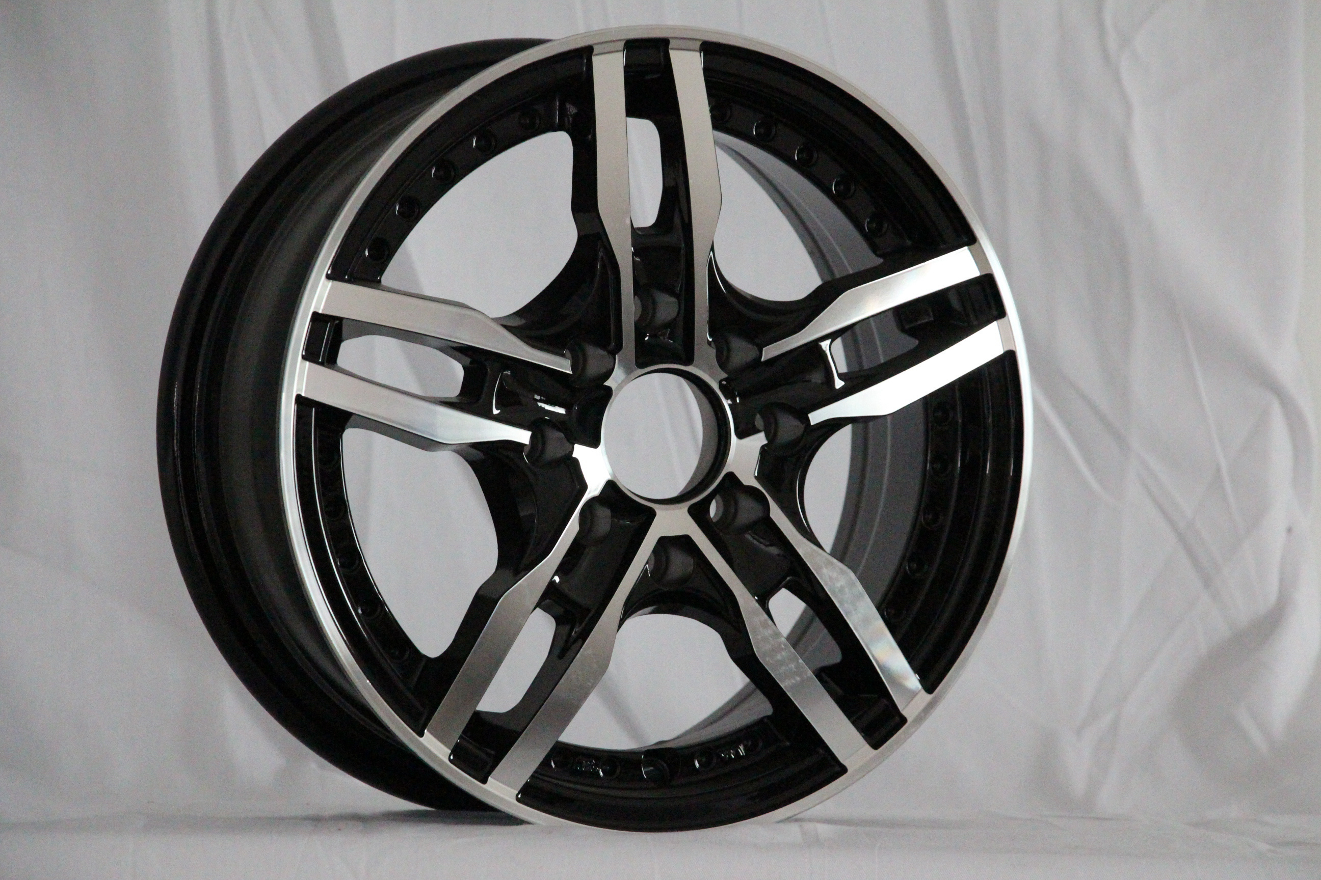 13 15 inch 4 5 8 10 lugs alloy wheel Ten spoke a356 aluminum passenger car rims for Volkswagen Golf GTI Citroen C4L Peugeot