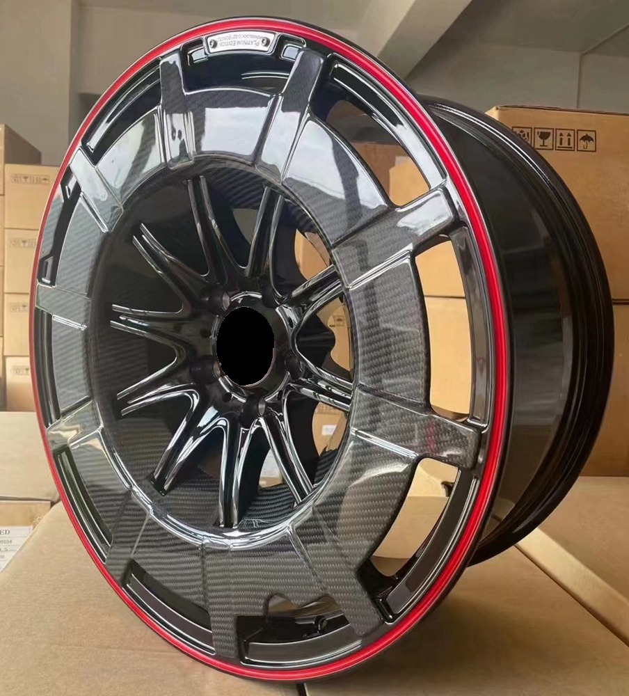 carbon fiber forged 17 18 19 20 21 22 23 24 26 inch 5x112 5x130 wheel