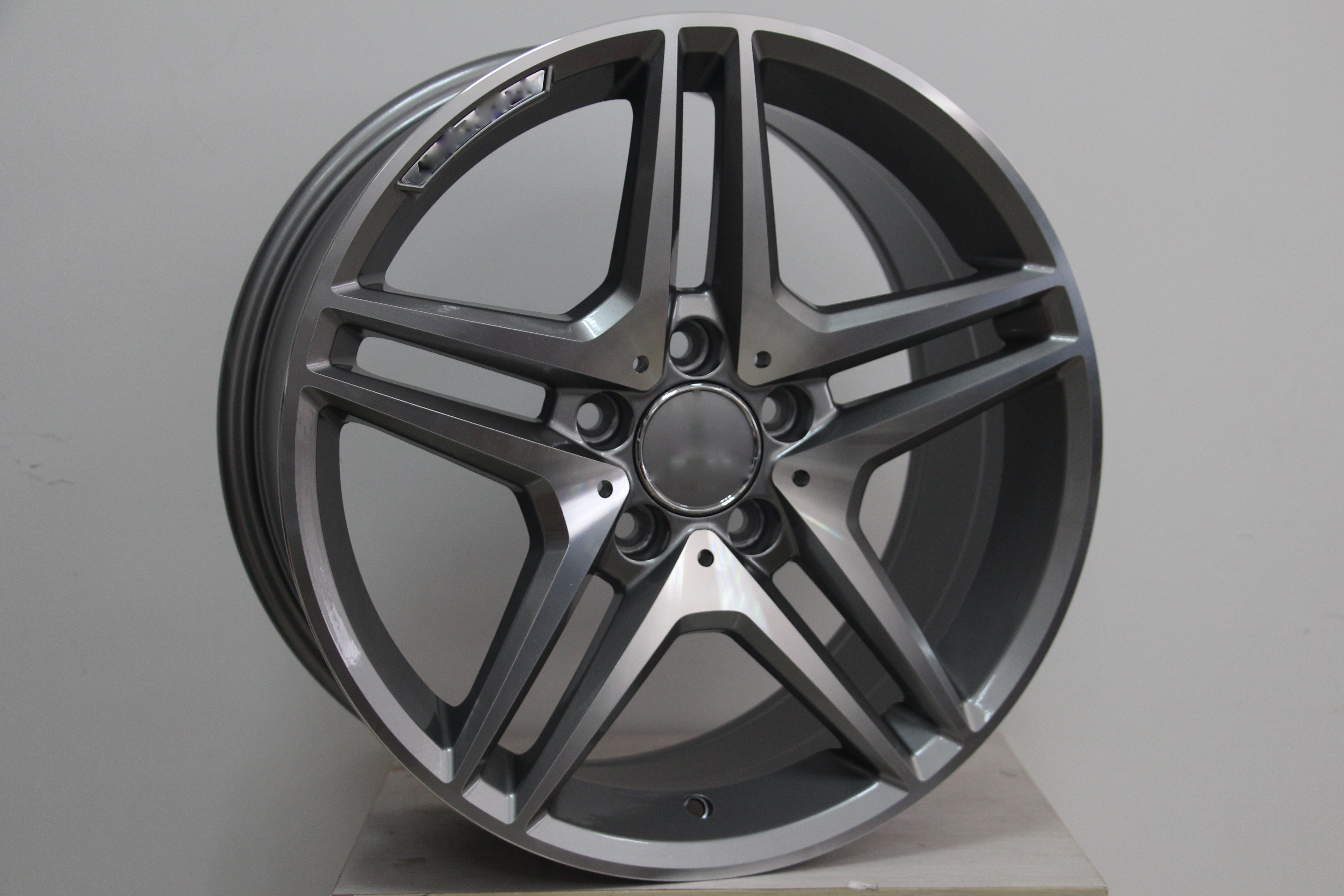 17 18 20 inch 5 x112 lugs five DOUBLE Spoke design alloy wheel staggered Aluminium Rims