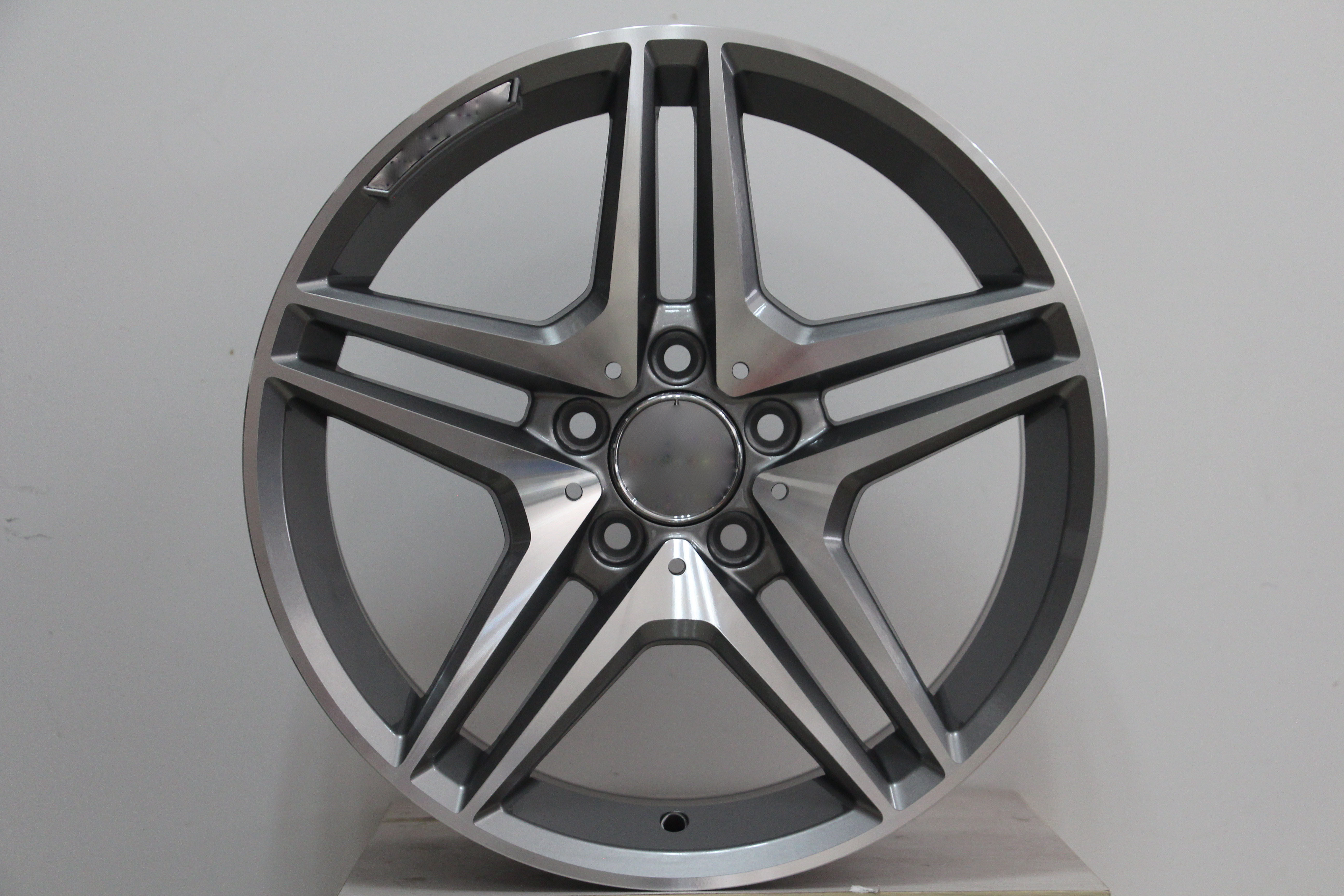 17 18 20 inch 5 x112 lugs five DOUBLE Spoke design alloy wheel staggered Aluminium Rims