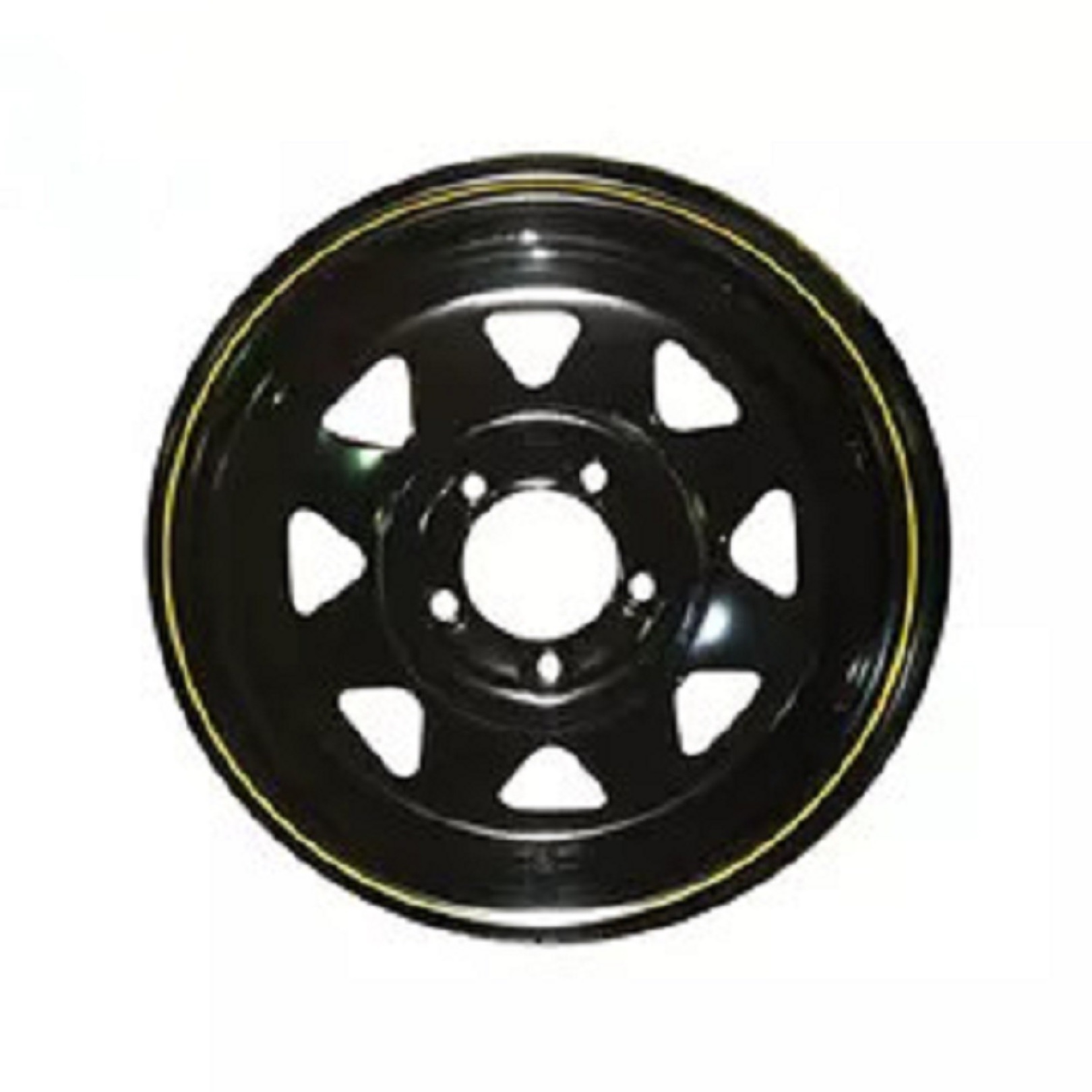 China Factory Cheap Price 16*7  PCD  6-139.7  ET 0   Light  Black STEEL RIM