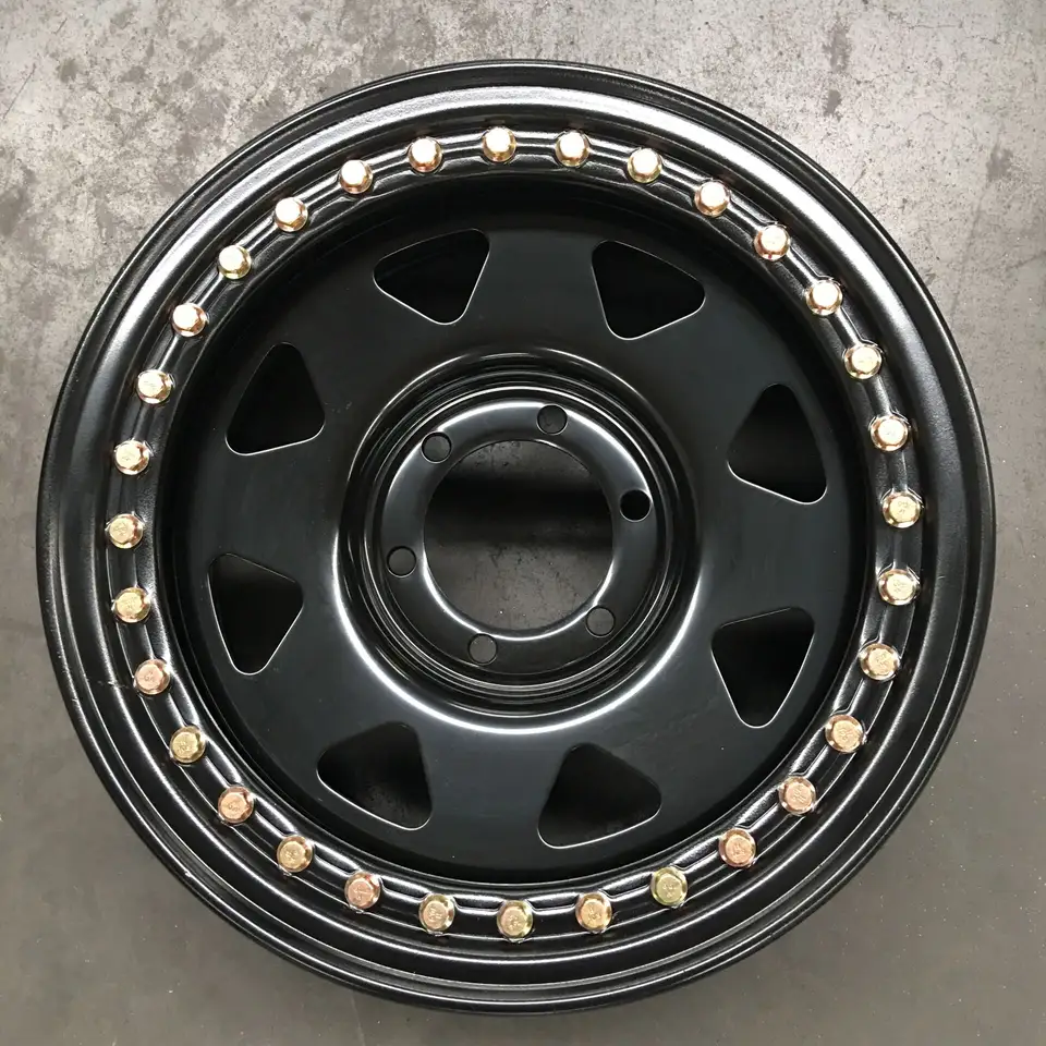 [Real Beadlock] Trailer Wheel  4x4 Sport Rim  Cheap Price Popular Design  14 15  16  17 Inch Rims