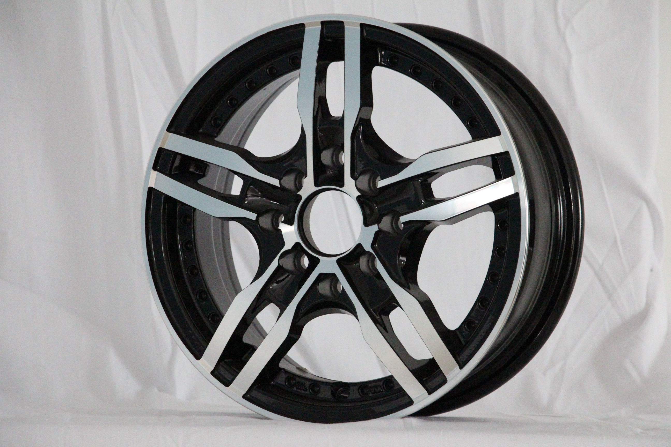 13 15 inch 4 5 8 10 lugs alloy wheel Ten spoke a356 aluminum passenger car rims for Volkswagen Golf GTI Citroen C4L Peugeot