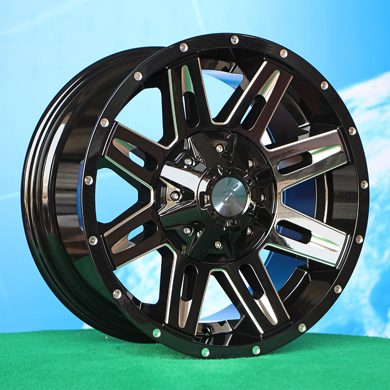 16 17 18 19 20 22 inch deep dish matt black color 5x139.7 concave alloy wheel 4x4 rims for SUV