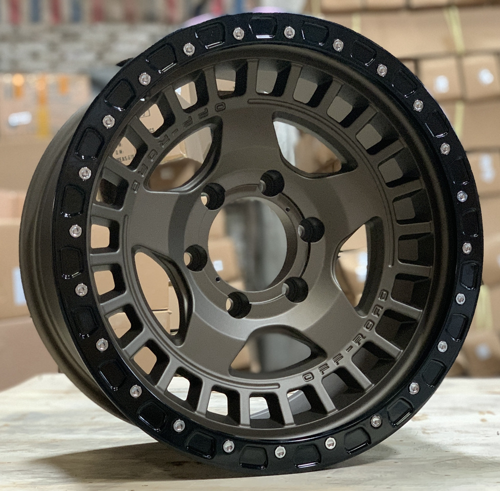 17 inch 6x139.7 deep dish 4x4 beadlock off road wheel rims for sale