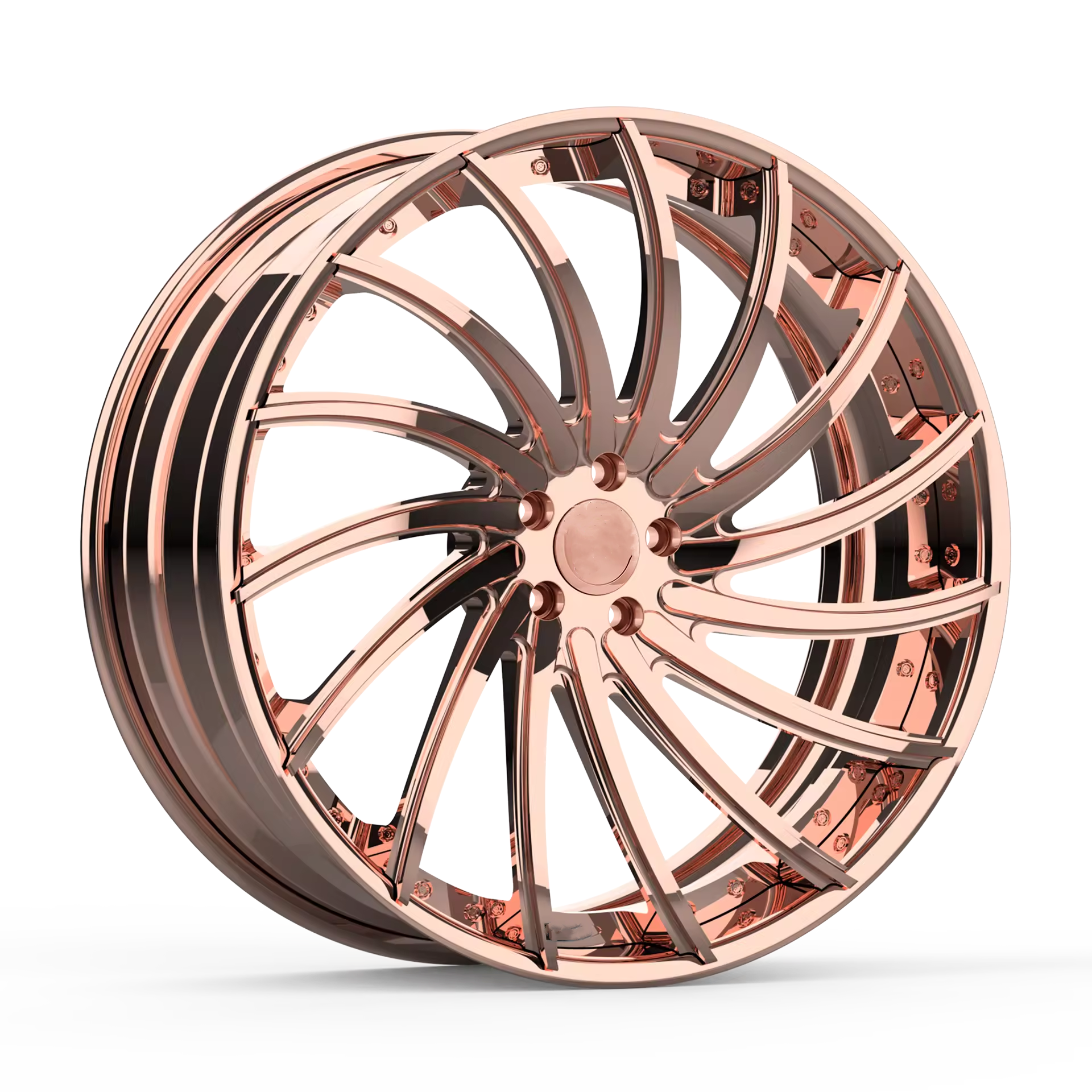 [Hot Forged] 12000t High Pressure Forging 20-26 Inch Classic Rose Gold Big Wheel Luxury Wheel