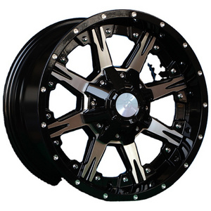 16 17 18 19 20 22 inch deep dish matt black color 5x139.7 concave alloy wheel 4x4 rims for SUV