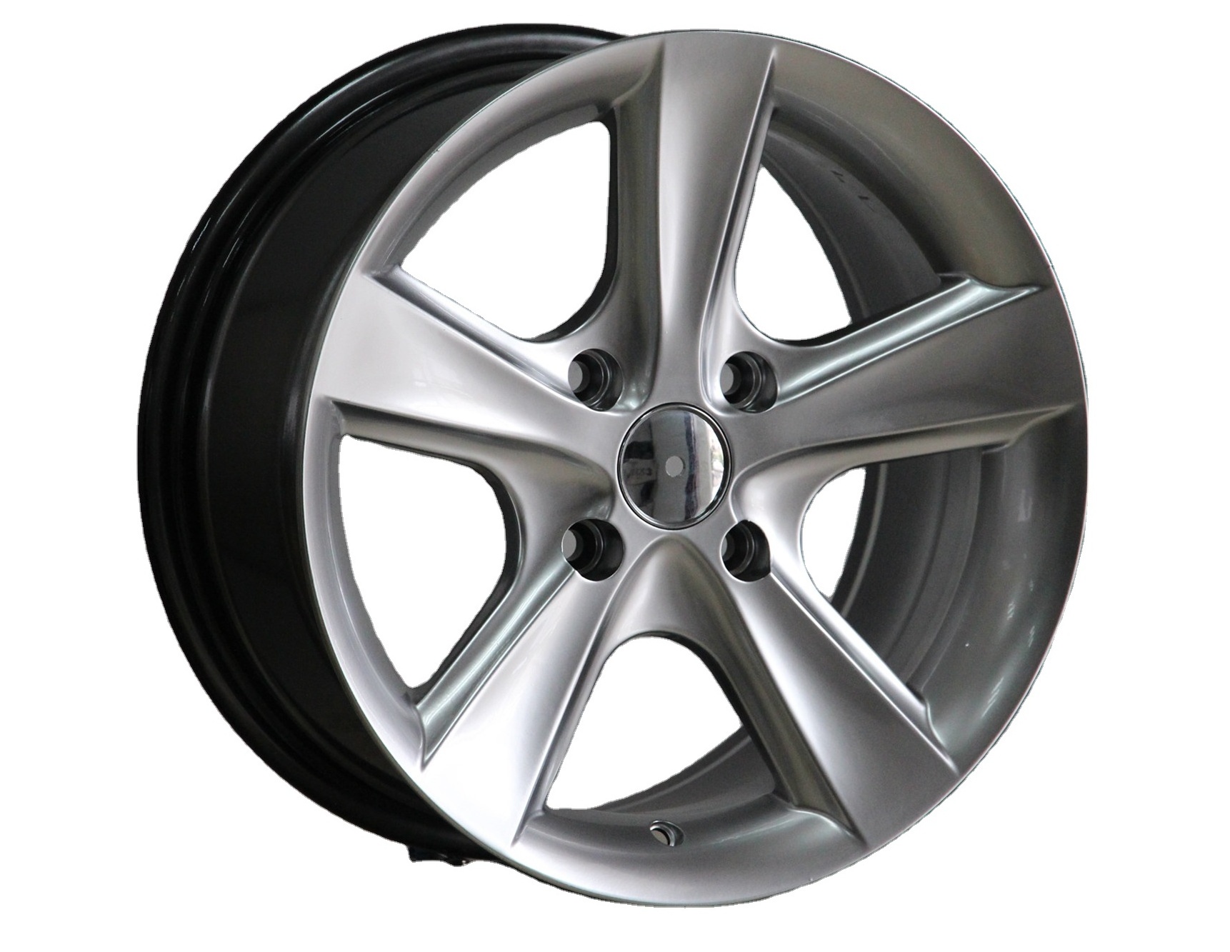 4 Holes Car Rims Wheels 14 15 16 Inch Structure Alloy  lack Silver Accessories Auto Steel Box Item Aluminium Pcs Color