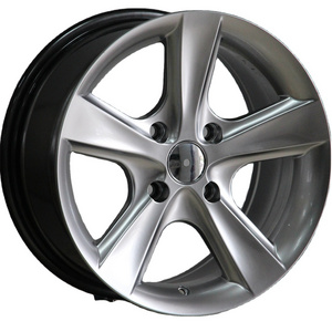 4 Holes Car Rims Wheels 14 15 16 Inch Structure Alloy  lack Silver Accessories Auto Steel Box Item Aluminium Pcs Color