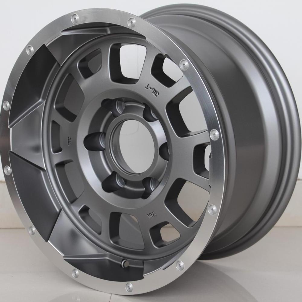 China factory deep dish 16 17 inch 114.3 115 120 127 130 135 139.7 4x4 off road alloy wheels rims