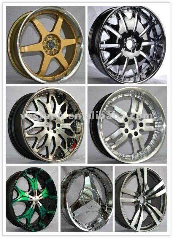 car alloy wheels 17 18 19 20 inch gold color car rims