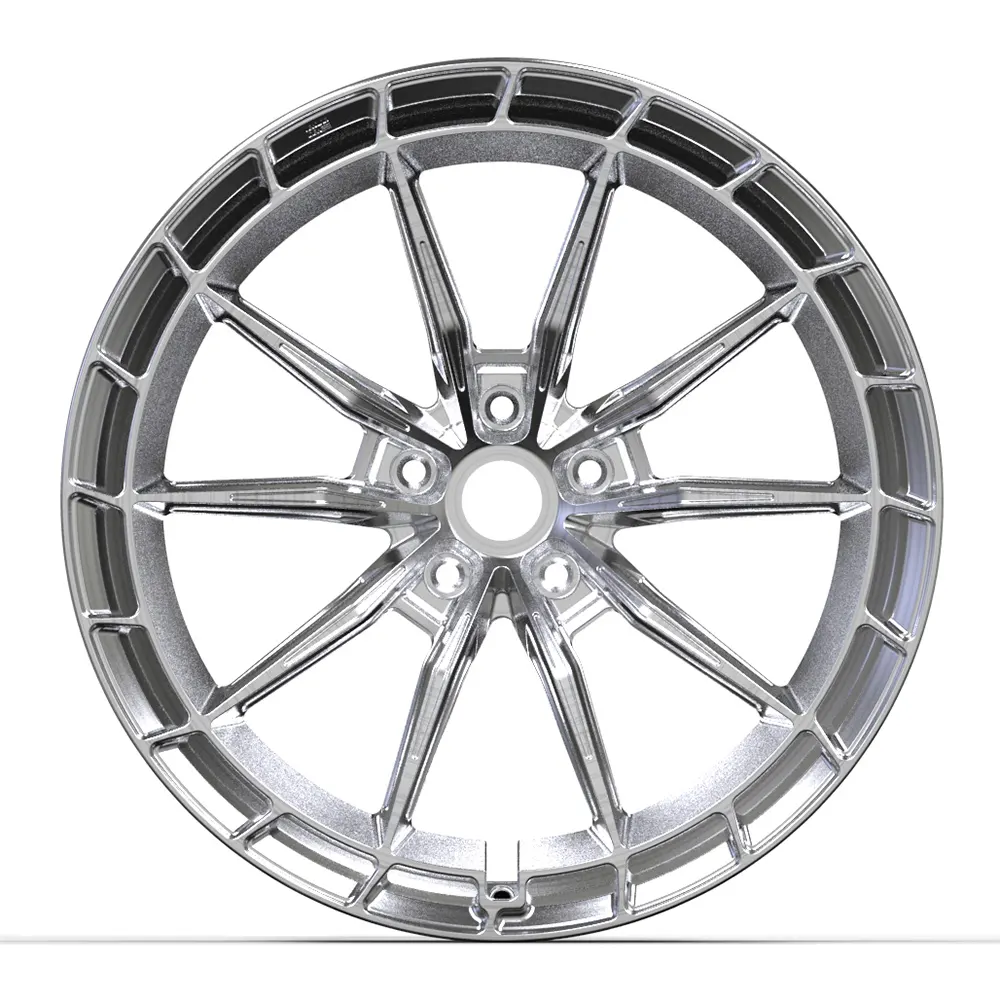 [Hot ] 12000t High Pressure Forging   Polished  Forged Wheel for 16-26 inch  High Performance Alloy Wheels