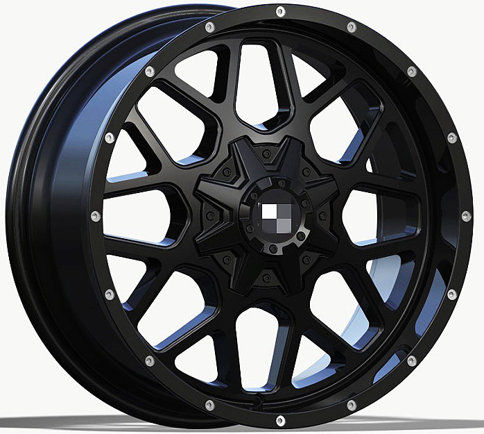 for suv  off-road pure black matte black bright black 20inch off-road wheel rim