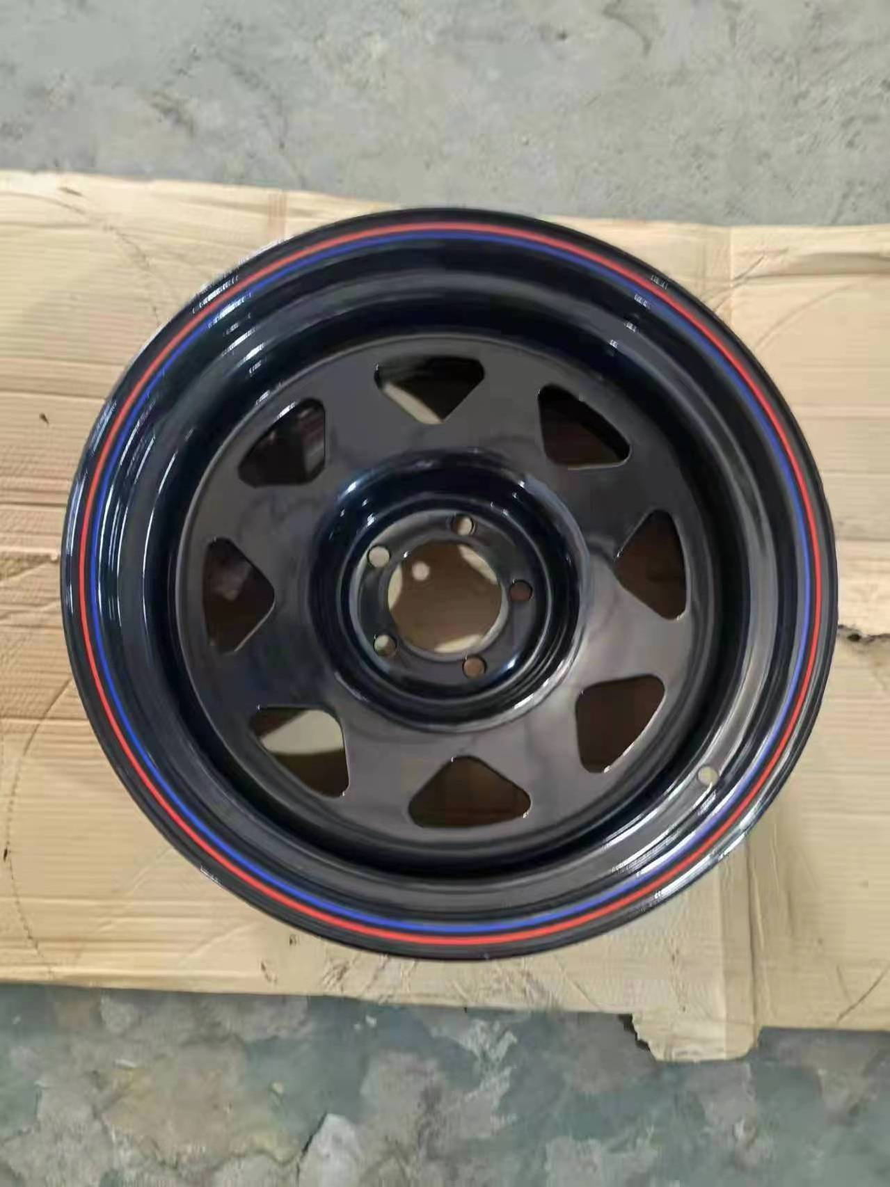 Steel Trailer Wheels 14 15 16 17 inch 4X4 modified suv  steel rim  hole 5/6/8  VESTEON design  off road  rims