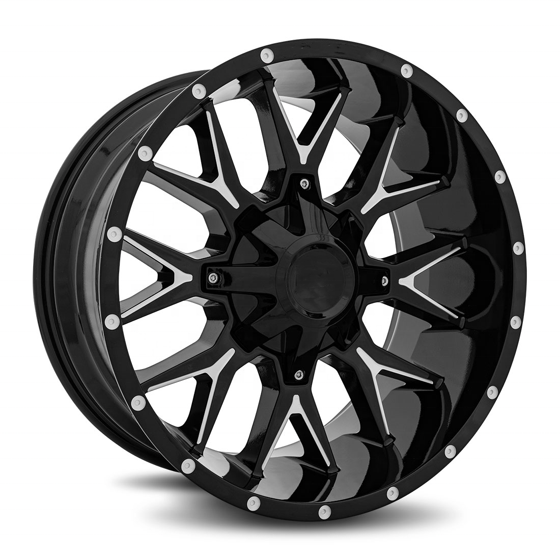 for suv  off-road pure black matte black bright black 20inch off-road wheel rim