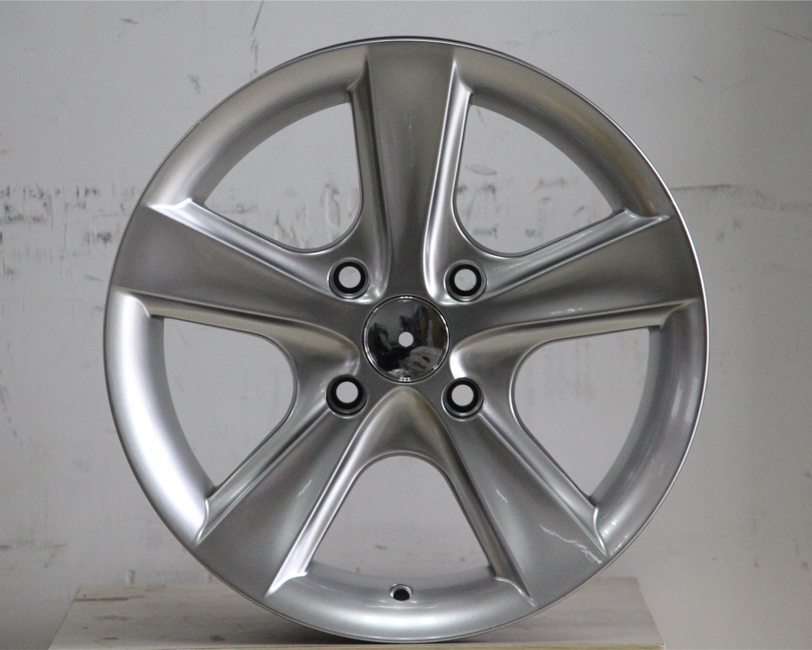 4 Holes Car Rims Wheels 14 15 16 Inch Structure Alloy  lack Silver Accessories Auto Steel Box Item Aluminium Pcs Color