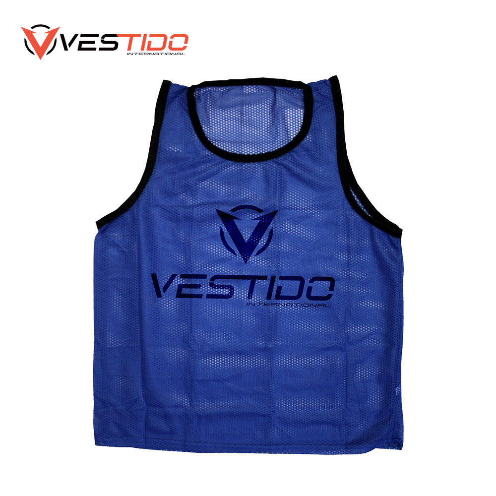 Custom Adjustable Functional Training Vests Sublimated Football Training Vest Soccer wear with customized logo on Training Vest