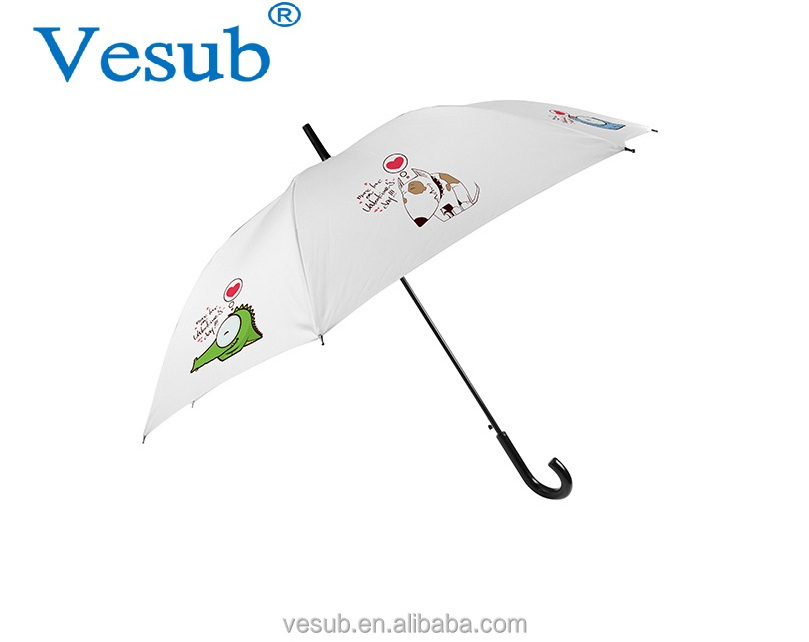 2021 Dye 100%Ployester Sublimation Folding Umbrella