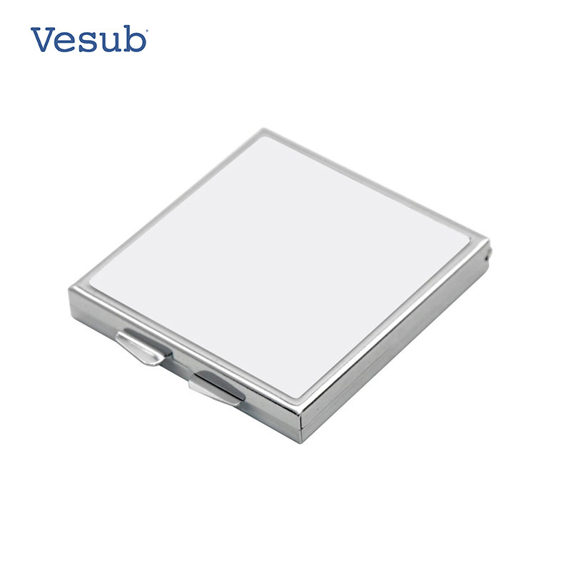 High Quality Cheap Price Popular Sell Customized Design Heat Press Sublimation Square Compact Mirror