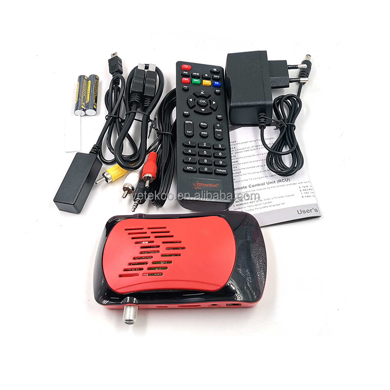 Star and sat portable DVBS2 satellite TV receiver