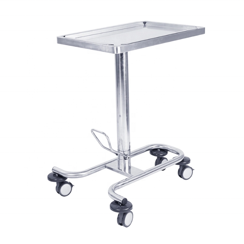 Hot Sale Medical Equipment Stainless Steel Instrument Trolley