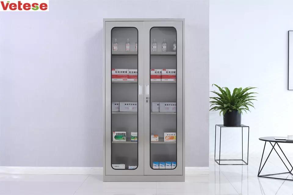 High quality stainless steel cabinet hospital lab workshop instrument medicine storage cabinet