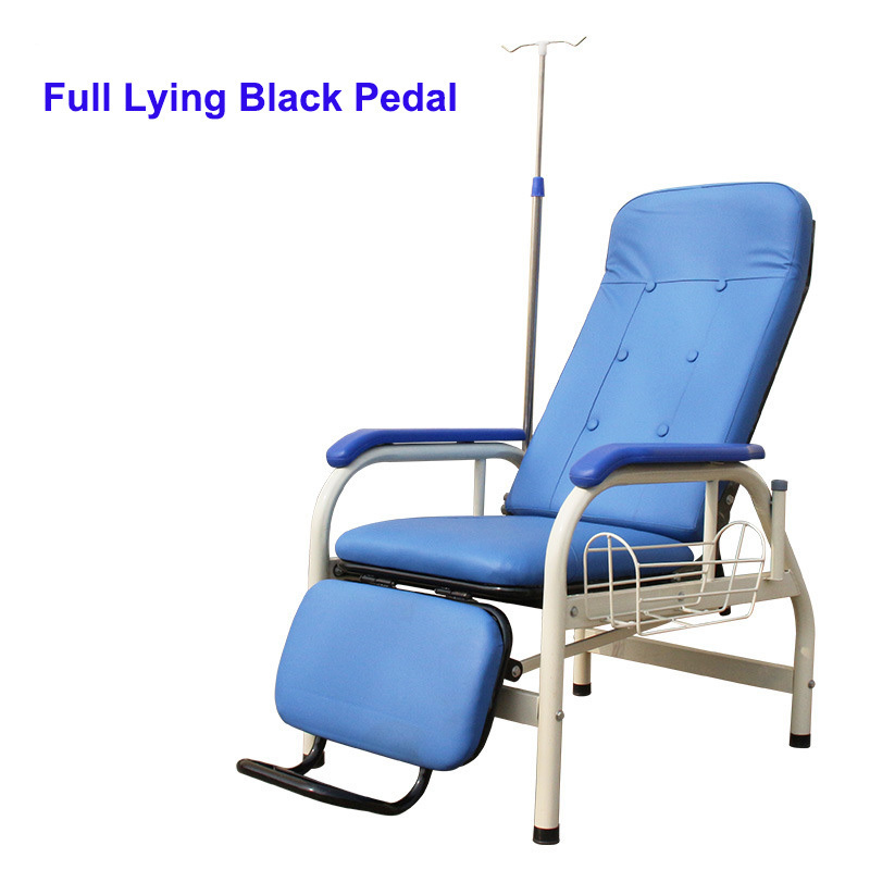 Medical recliner Infusion chair manufacturers used lie down patient companion bed chair reclining blood transfusion chair