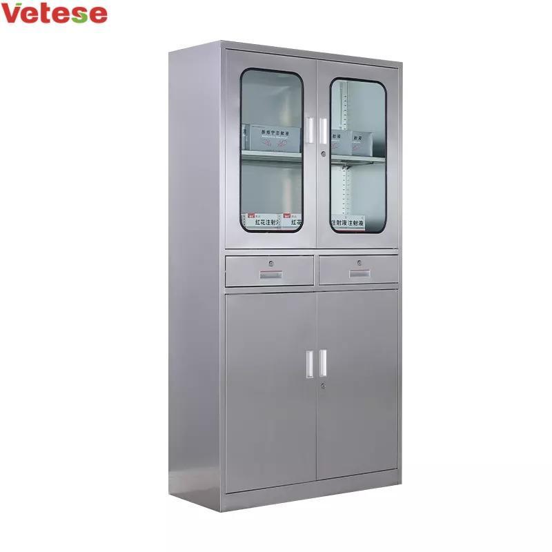 High quality stainless steel cabinet hospital lab workshop instrument medicine storage cabinet