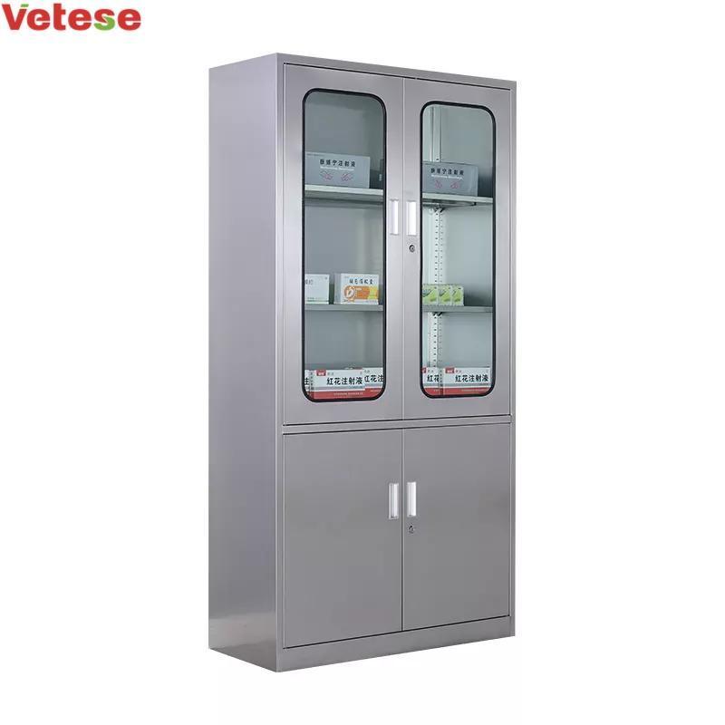 High quality stainless steel cabinet hospital lab workshop instrument medicine storage cabinet