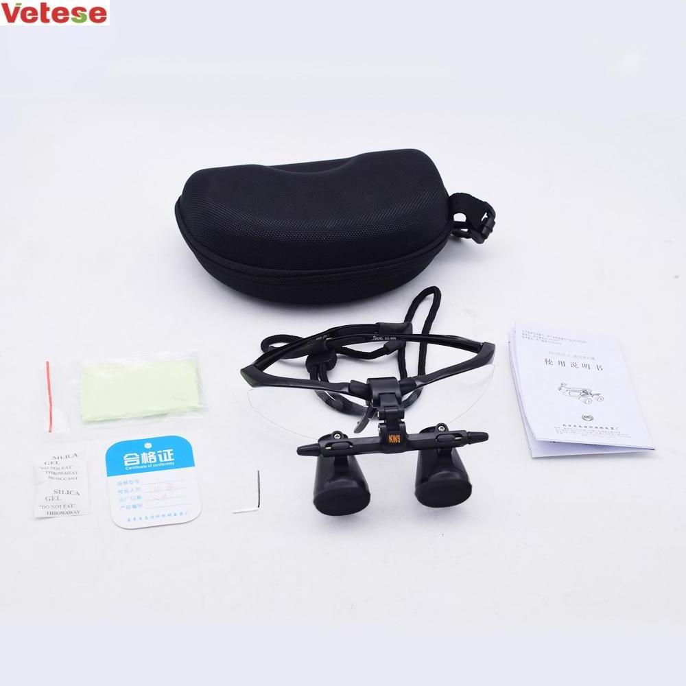 2.5X Dental ENT Surgery Medical Veterinary Glasses Frame Portable Loupe