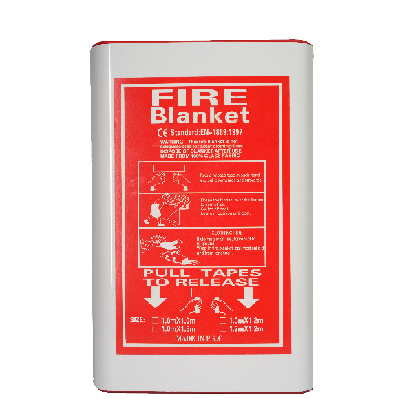 Custom Size Gift Box Home Fireproof Safety Emergency Fire Blanket For Camping 1.2m*1.8m