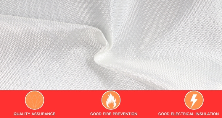 High Heat Resistance Woven Fiberglass Cloth Fire Resistance Thermal Insulation Fabric 430g