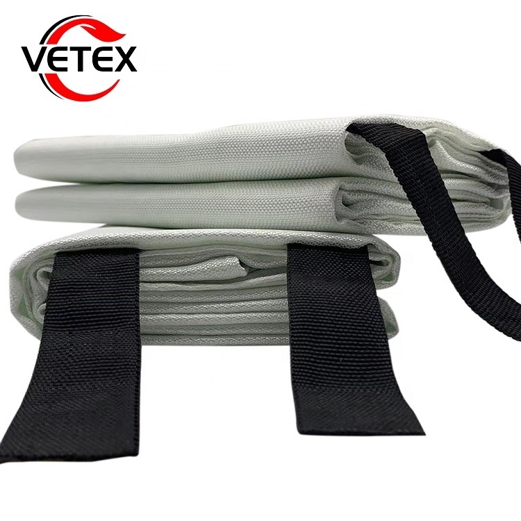 430GSM Emergency Safe Fiberglass Cloth Fabric Large Size Fire Blankets en1869 fire blanket for kitchen