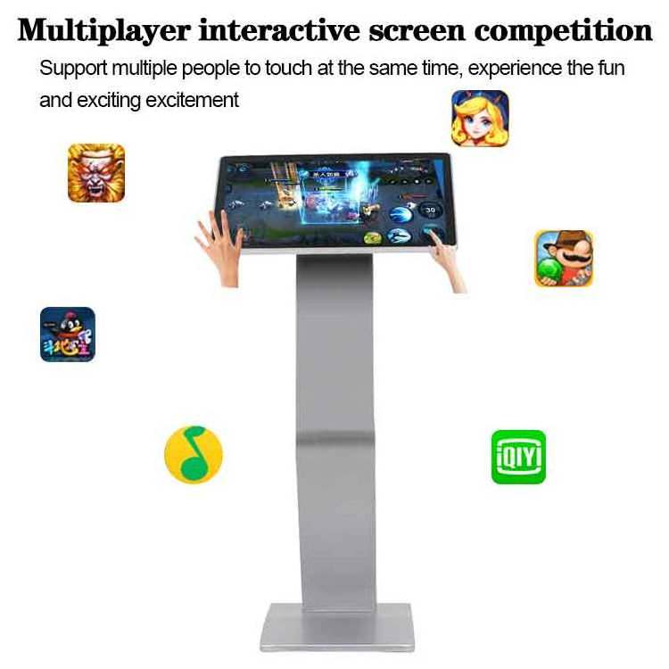 VETO floor stand interactive kiosk android system horizontal display interactive information touch screen tablet kiosk