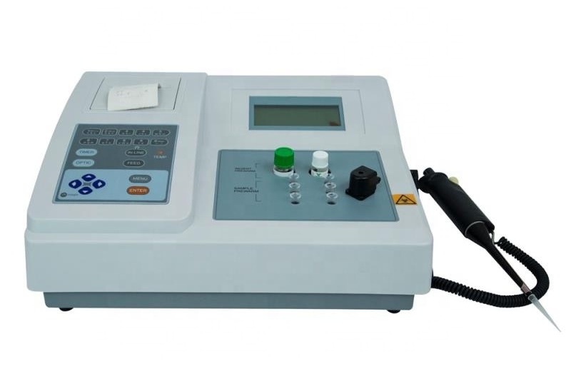 Semi Auto Coagulation Analyzer Blood Coagulometer Analyzer For Medical Diagnosis Equipment