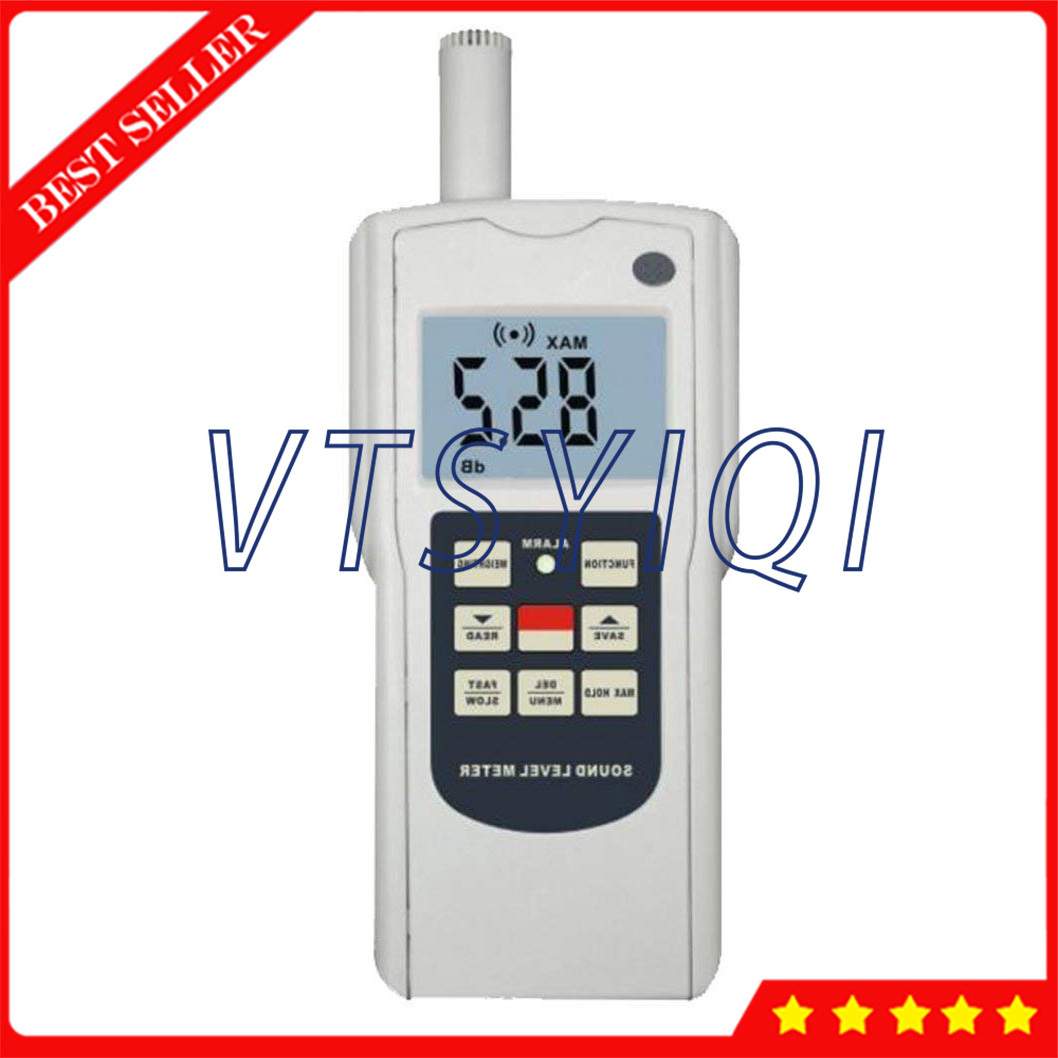 Digital Sound Level Meter Gauge with Resolution 0.1 dB Accuracy Plus or Minus 1 dB Leq 35 to 130 dB