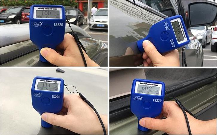 paint film coating thickness meter gauge Tester instrument with quick test time 0.5 second LS220