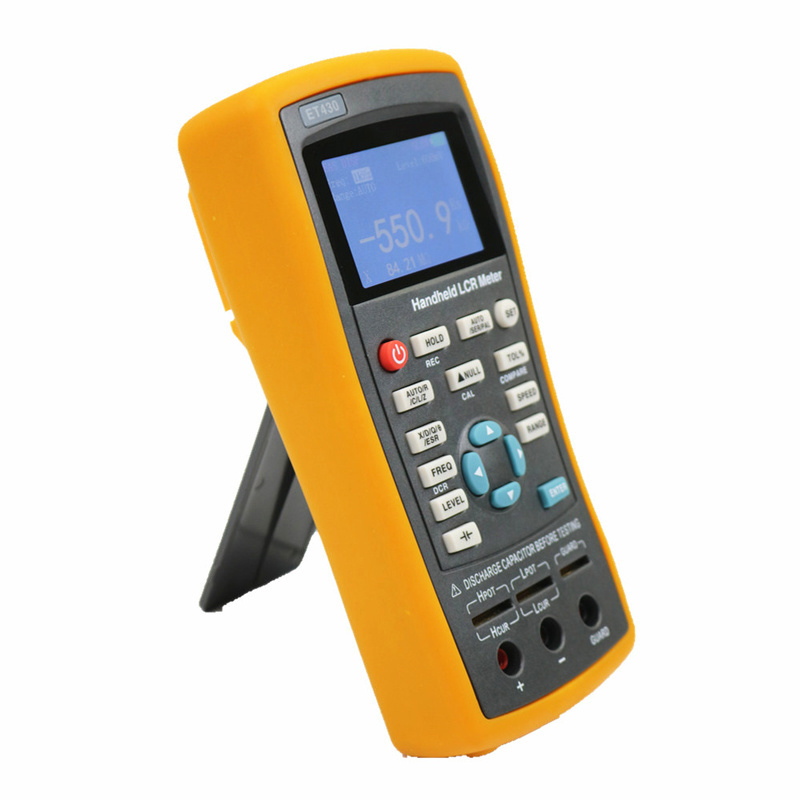 Portable Digital LCR Bridge Meter with Testing Frequency 100Hz to 100KHz Continuously Adjustable