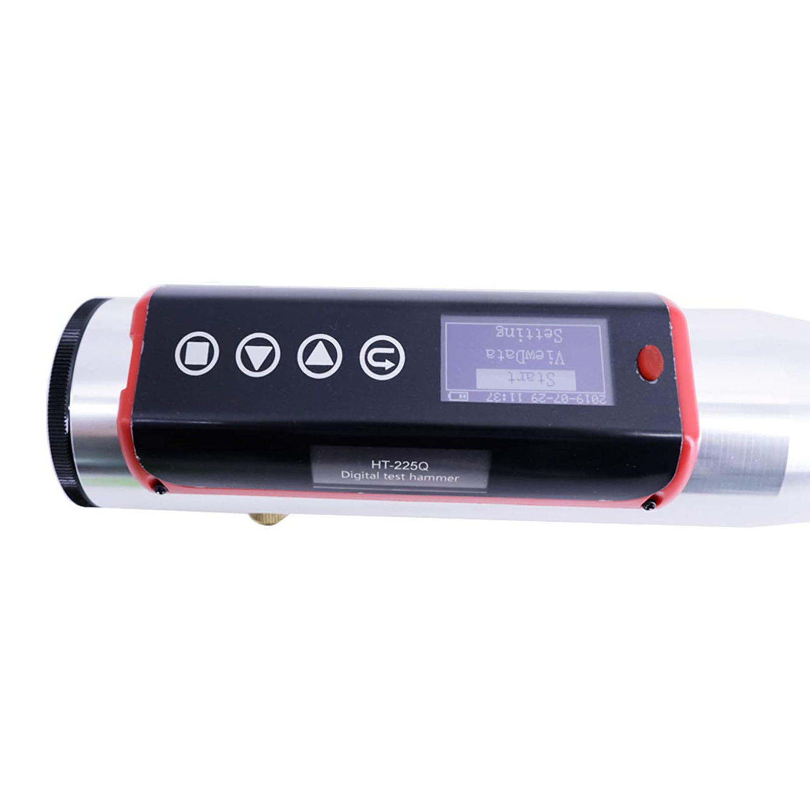 Digital Concrete Rebound Resiliometer Hammer Tester with Touchscreen OLCD Display 200 Standard Component Storage