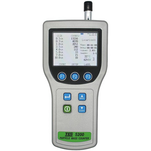 TES-5200 handheld particle counter with USB Interface