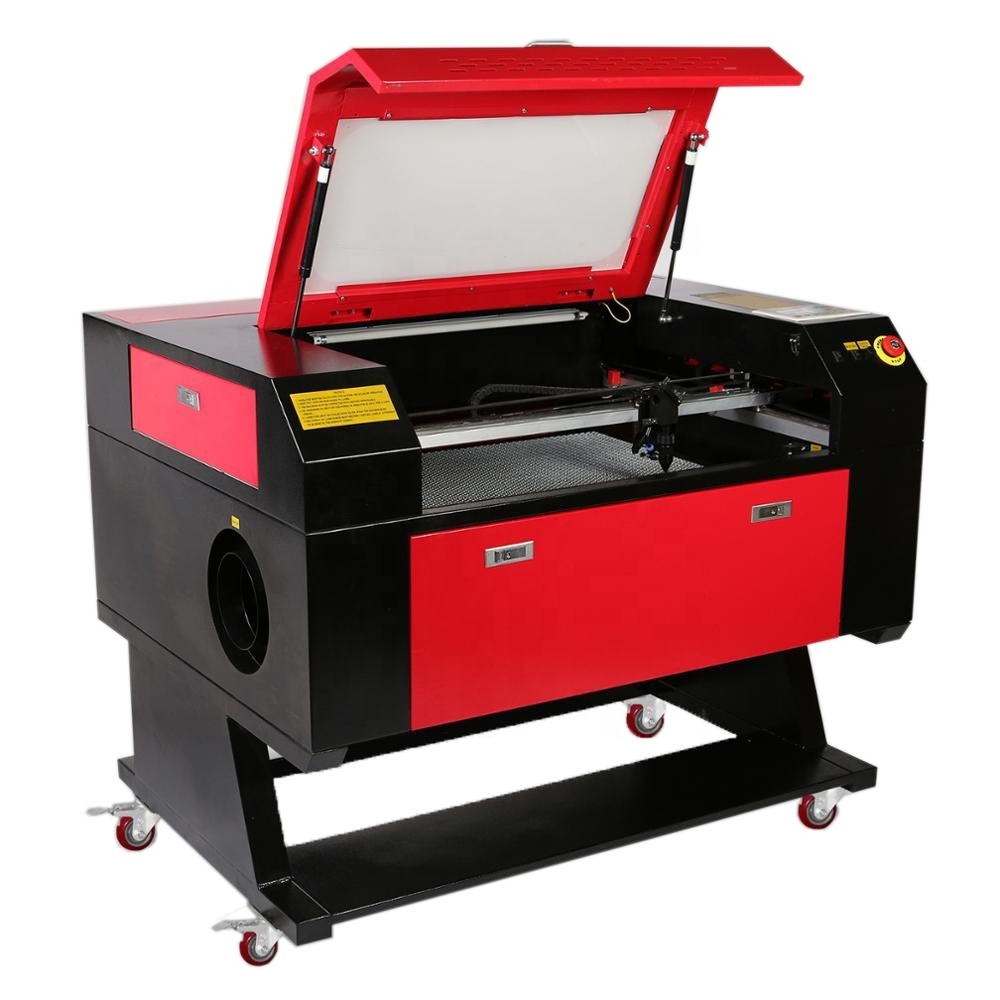 NEW HOT SALE plastic crytal leather 7050 CO2  Laser Engraving Cutting Machine with Rotary Axis laser engraving machine