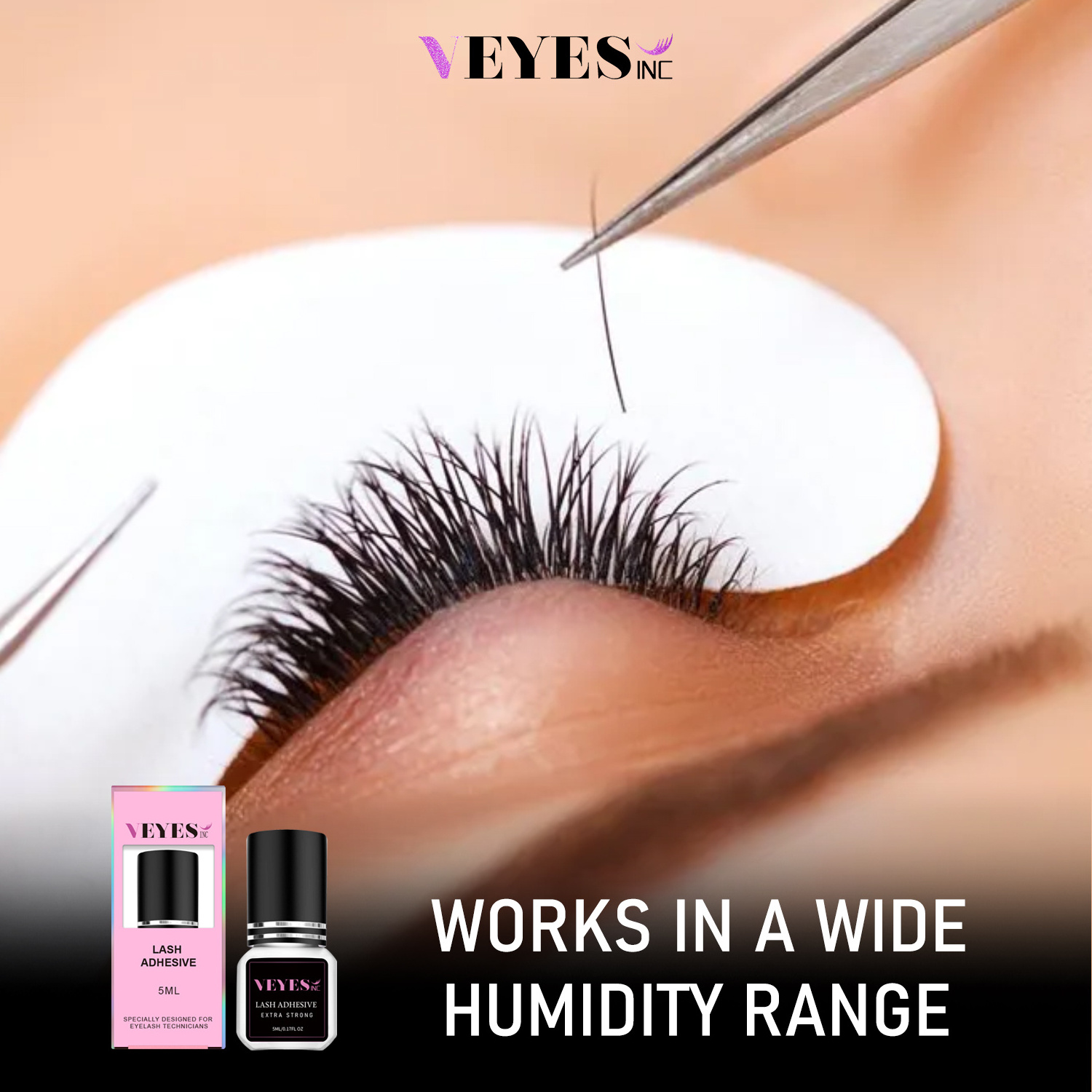 VEYES Strong Lash Glue Fast Drying Professional Lash Extension Glue Private Label Eyelash Extension Glue Eyelash Adhesive