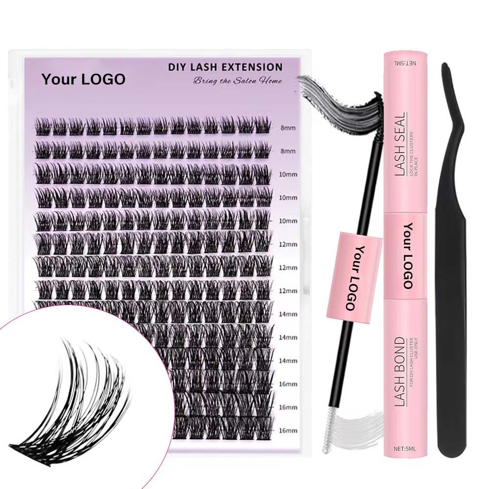 VEYES 2024 LuxeBold Cluster mink kit cluster lashes diy lash sealant and bond cluster lashes kit wholesale