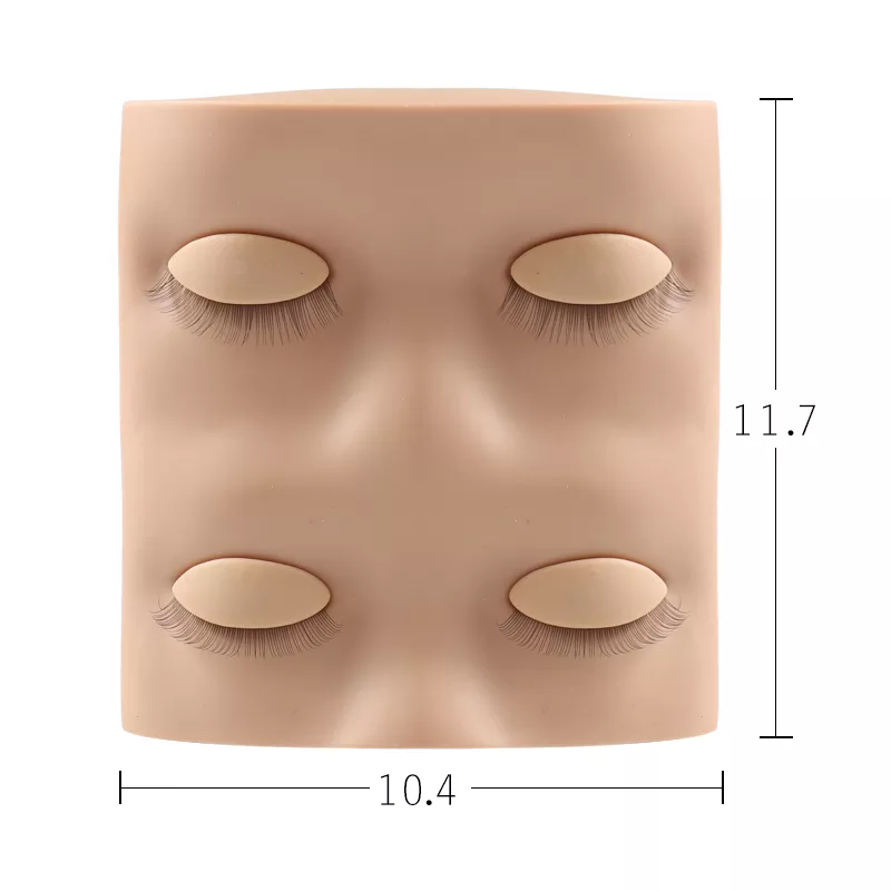 VEYES Wholesale Practice Mannequin Head Eyelash Extension Lash Mannequin Head 3 Layer realistic mannequin head for lash display