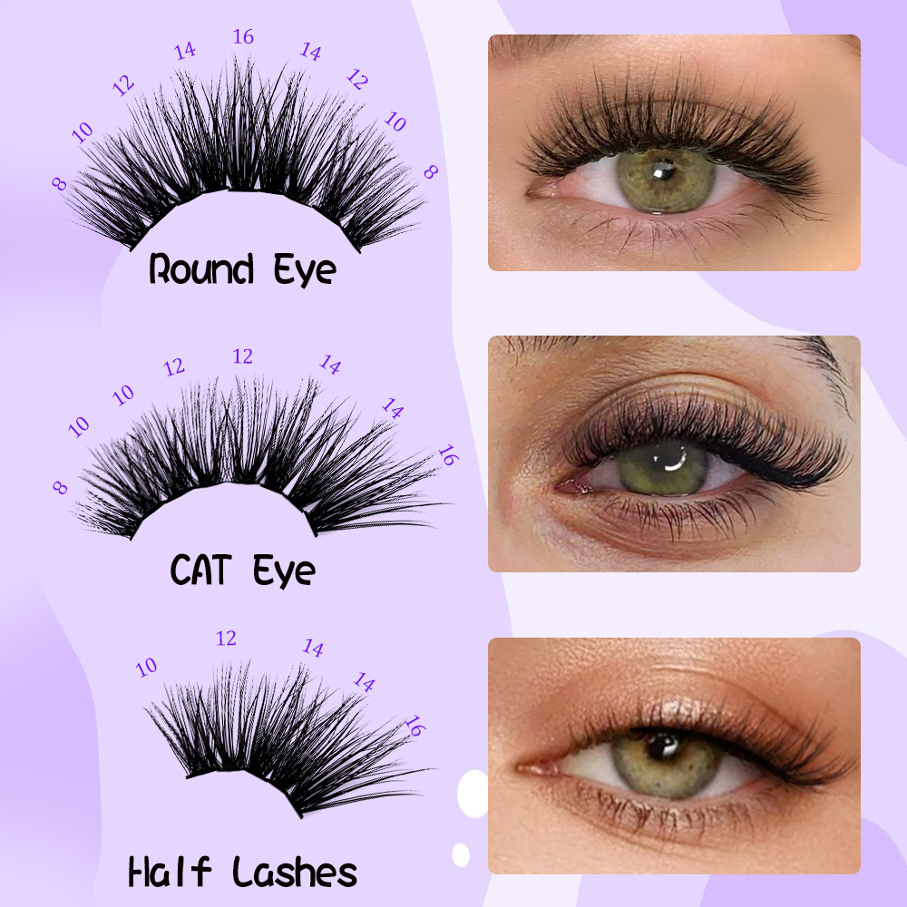 VEYES Wholesale Cluster Segmented DIY Eyelash Kit At Home Self-Application Diy Lash Extension Individual Kit